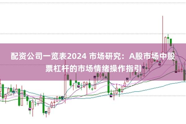 配资公司一览表2024 市场研究：A股市场中股票杠杆的市场情绪操作指引